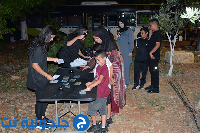 فعاليات ليلية باحضان الطبيعة في وادي قانا في جلجولية